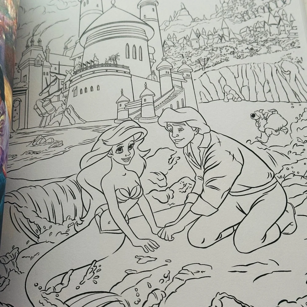 NEW The Disney Dreams Collection Thomas Kinkade Coloring Book Paperback - Picture 5 of 16
